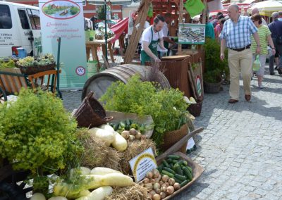 Stand Gurkenverarbeiter Krügermann auf dem Spreewälder Gurkentag