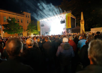 große Antenne Brandenburg Bühne zum 40. Spreewaldfest in Lübben